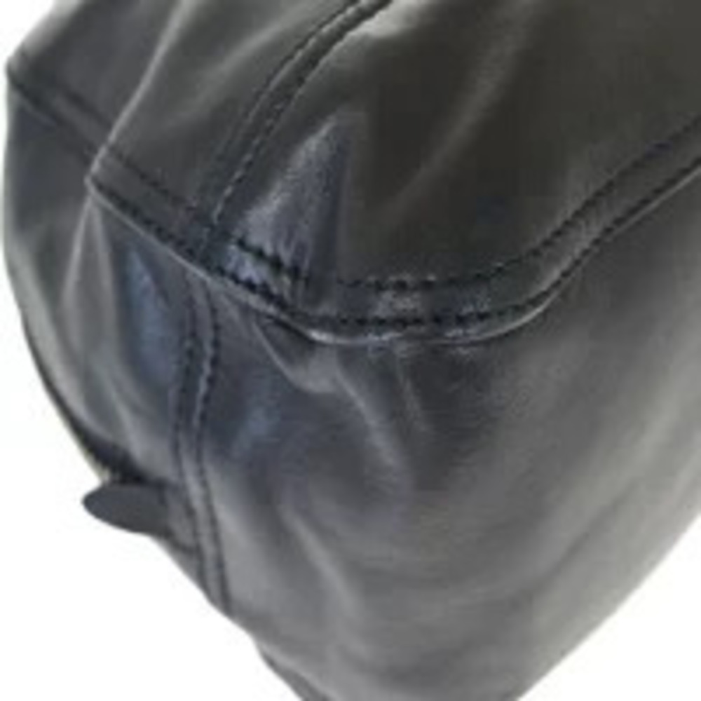Prada Shoulder Tessuto Saffiano Bag Black Leather - Picture 5 of 9
